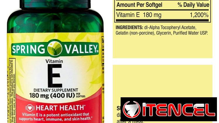 Vitamina E 100 tab pomos sellado 400ui