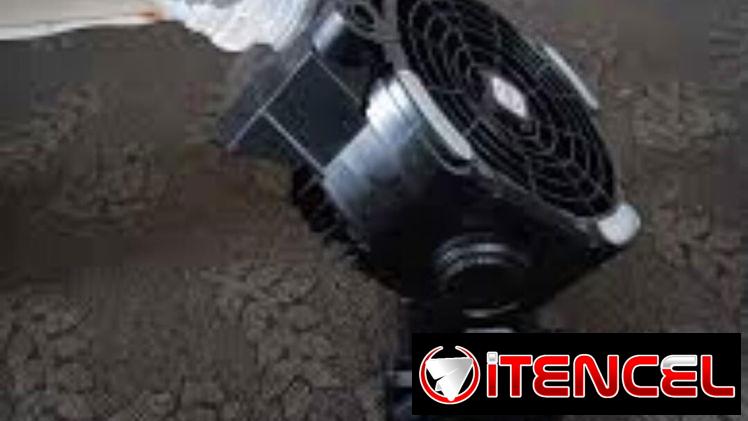 Ventilador lampara recargable con doble aspas y función de humidificador con 3 velocidades dura toda la noche 50 USD