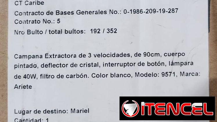 CAMPANA EXTRACTORA ARIETE