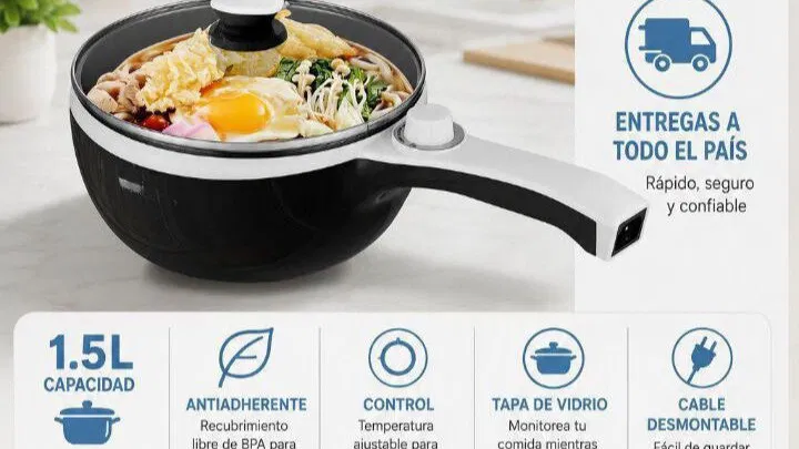 Sartén eléctrica multifunción