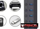 {7 puertos USB en una sola Regla}