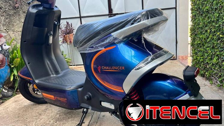 ‼️Motorina eléctrica modelo LECCORNIA batería de grafeno plomo-acido 60v 20ah ( motor de 1200 wat )