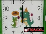 Reloj de pared Medida: 22 x 22 cm (Pila no incluida) en 3500 cup