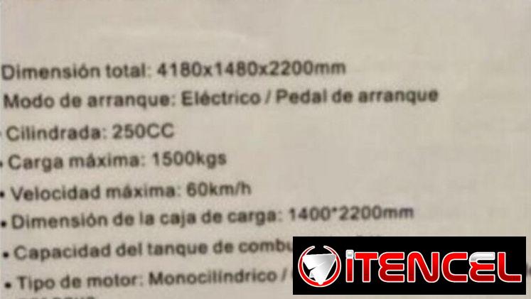 Triciclo combustion