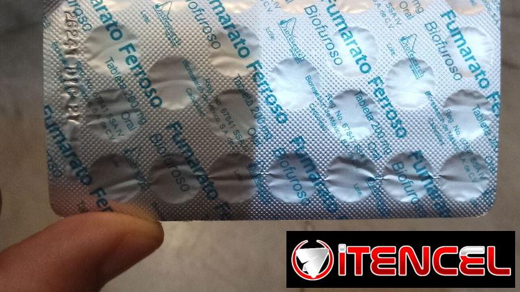 Fumarato ferroso ( 25 pastillas)