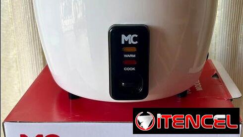 Olla Arrocera 1.8 Litros Marca MC potencia 700w Color Blanco Precio $45 USD Transporte Incluido Factura y Garantía