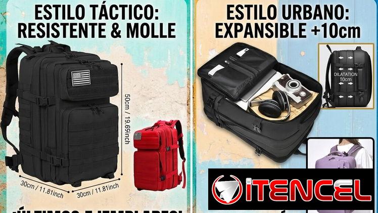 Mochila Extra resistente para todos los Usos. Carga Exigente