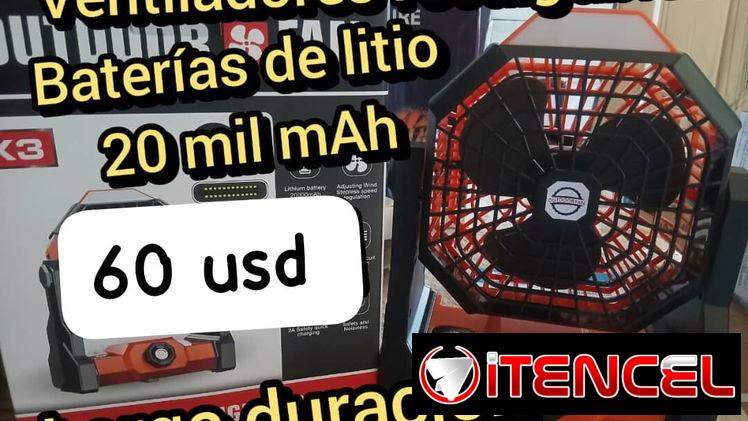 Ventiladores Recargables