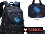Mochila, cartuchera y merendero