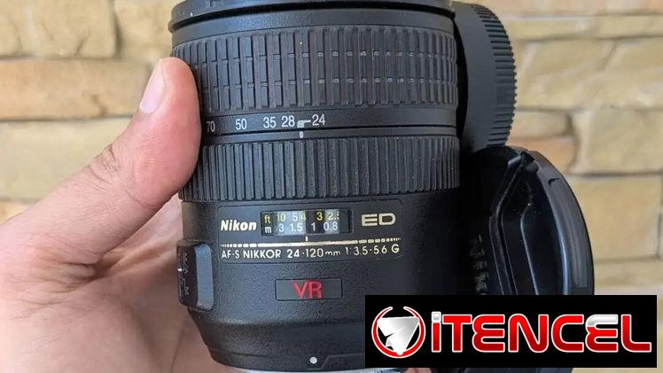 Lente Nikon ED Nikkor 24-120mm VR + accesorios