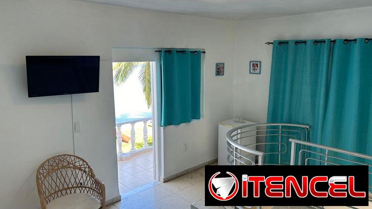 Renta de casa en la playa. Casa de alquiler frente al mar en Playa. Alquiler de casa con vista al mar