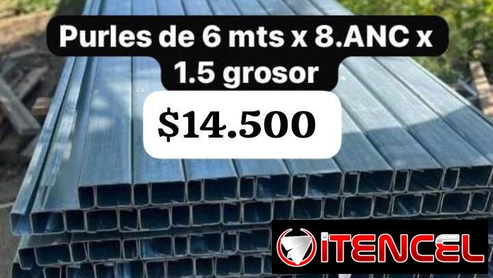 Purles; Mallas Galvanizadas; Tejas PVC y Galvan; Tubos y más 🤩