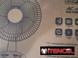 Ventiladores de mesa recargables con panel solar y cargador de corriente