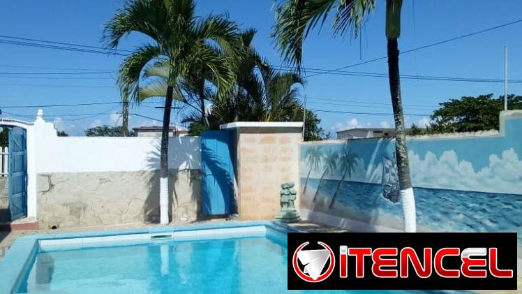 Cod.Z 🌊 Alquiler en Guanabo | Casa con Piscina y 2 Habitaciones | 6 Cuadras de la Playa 🏖️