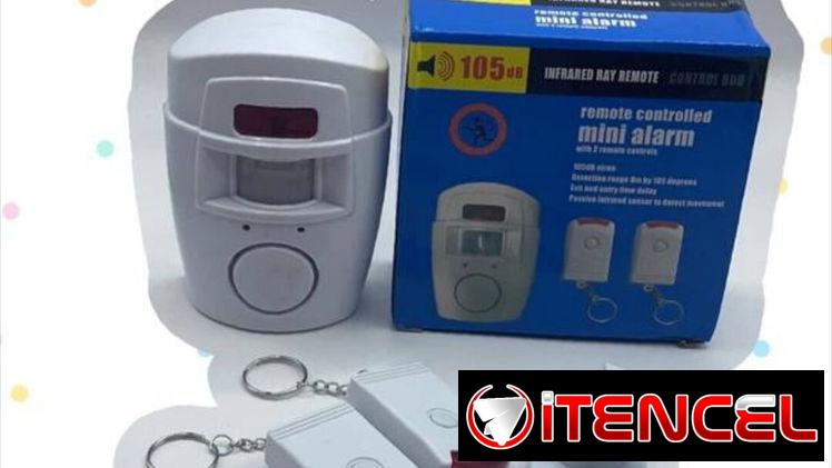 Sensor PIR con alarma y teclado 25 USD y Sensor PIR con alarma y dos mandos. Mensajería con costo adicional.