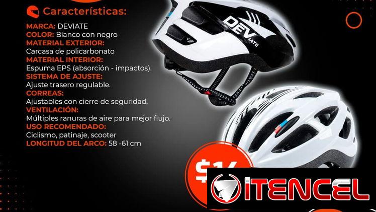 🚴‍♂️ SEGURIDAD 🚴‍♂️ CASCO DE CICLISMO PARA BICI O BICIMOTO. MENSAJERÍA, DAMOS FACTURA Y GARANTÍA. TEL 54833699
