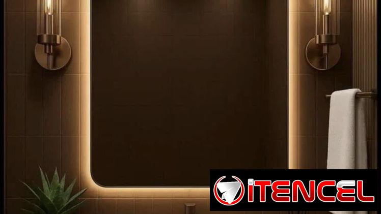 TCP SOBRE RUEDAS 🛞   🪞Espejos Tactil con lucez Led y bordes dorados  📏Medidas : 75 x 100 cm  Precio : 70 USD 💸