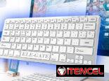 Teclados inalámbricos con mause con pilas doble y triple AAA. Solo un puerto USB para los dos