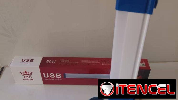 Lámpara recargable de 80w con imanes para pegarla en metales