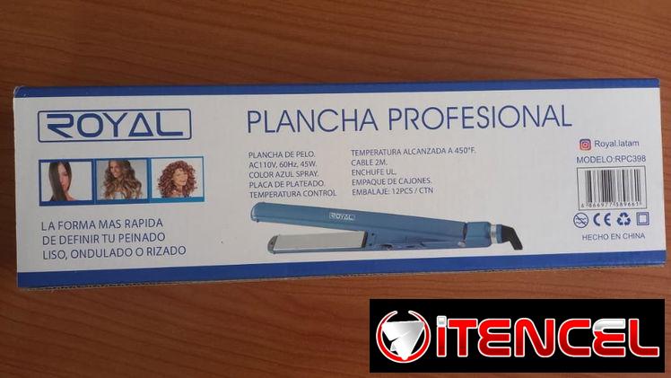 🚧 PLANCHA PARA CABELLO MARCA ROYAL 450°F 🚧