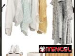 ** Perchero Multifuncional Simple con Hojas
