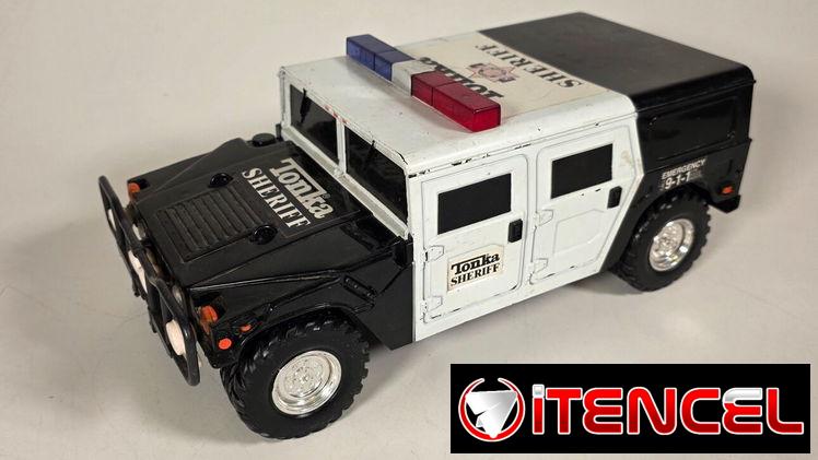 Juguete Carrito Tonka Hasbro Fun Rise Police Sheriff Hummer Original de 1999 en 10 USD