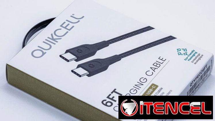 Quikcell Cable USB-C a USB-C Carga Rápida Trenzado 6FT