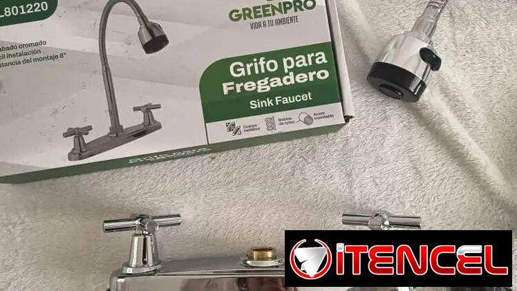 Grifo fregadero doble cuello flexible GP 1220