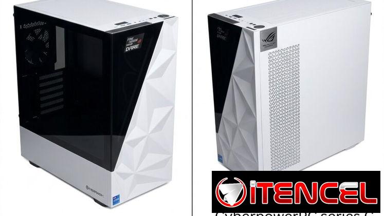 Chasis Blanco CyberpowerPC series C compatible con ATX/MATX/ITX. 4 fanes ARGB preinstalados. Exclusivo❗❗