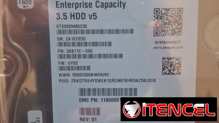 Disco Duro Interno 6TB marca SEAGATE (160usd)