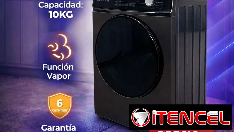 LAVADORA SECADORA AL VAPOR 10KG MILEXUS