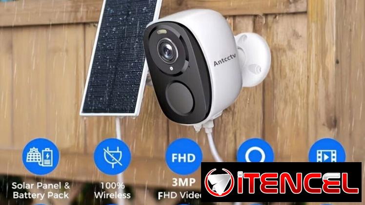 Cámara exterior e interior Solar 3Mpx