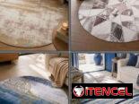 Alfombra Circular Decorativa de 1.80 cm (cv)