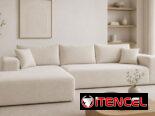 Sofa moderno de sala/sofa empacado al vacío nuevos en caja