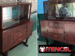 ⚜️ Aparador Vitrina antiguo restaurado • Entrega incluida 🚛