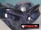 CENICERO / ADORNO DE CRISTAL AZUL!!!
