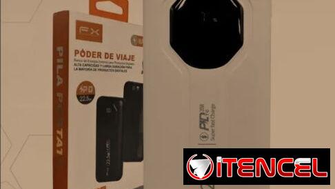 Cargador Portátil (Power bank) de 20000 mAh. De carga rápida. 22.5W. Dos puertos de Salida USB. Con pantalla Digital. to