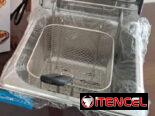 Freidora de aceite doble