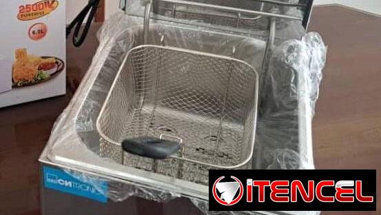 Freidora de aceite doble