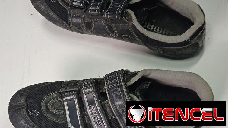 Vendo zapatillas para bici marca SHIMANO No. 44 con calas Look Keo