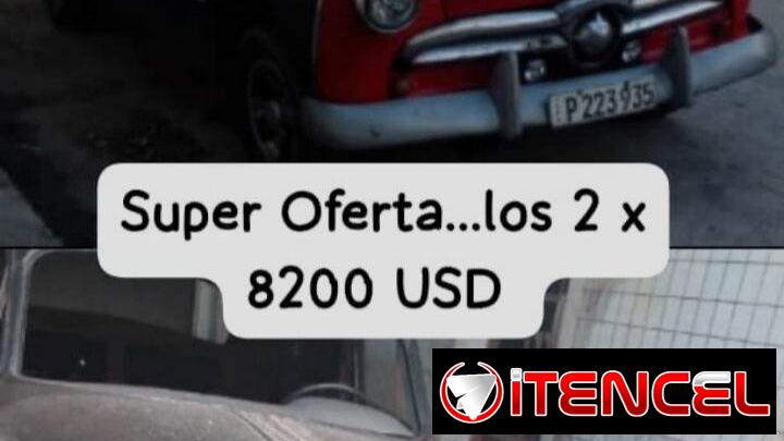 Ford 51 y Pontiac 52, los dos x 8200
