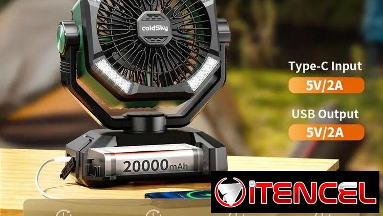 Ventilador Portátil Recargable de 20000mAh !!!GANGA!!!