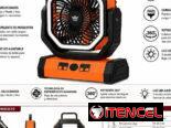VENTILADOR RECARGABLE HASTA 30H | IDEAL PARA APAGONES | CARGA CELULAR