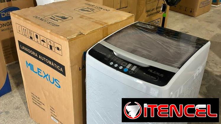 Lavadora automática milexus 8 kg agua fría y agua caliente con transporte ✅🚚