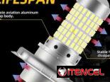 Faro LED H4 Ultra Brillante 12V para Motocicleta,  Bombilla de Alta Luminosidad