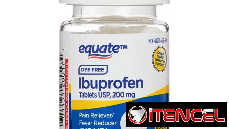 Equate Tabletas de Ibuprofeno sin Colorantes, 200 mg, Analgésico y Antipirético, 100 Unidades, Comparar con el Ingredien
