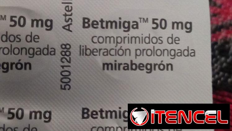 Vendo Betmiga™ 50 mg, 10  comprimidos de liberación prolongada  mirabegrón  09 2027