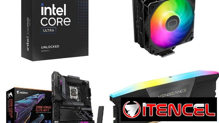 🪩 Kit Style 🪩 Gigabyte Z890 Aorus Elite Wifi🔻Corsair Vengeance RGB 16GB🔻Cooler Master Hyper 212 Pro🔻Core U 📦0km