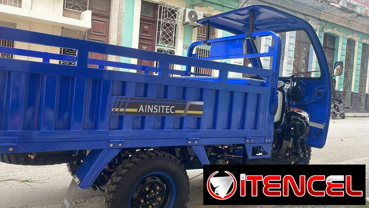 Triciclo de combustión con cabina es de 7 toneladas