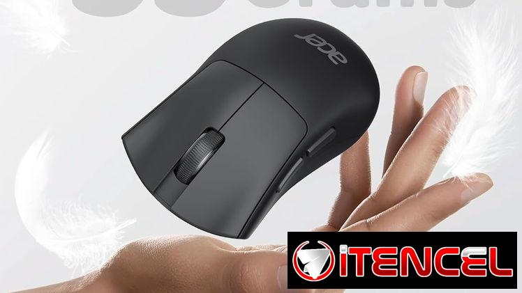 🖱️ MOUSE INALÁMBRICO ACER 1200 DPI USB 2.4GHZ, 5 BOTONES, WINDOWS/MAC/ANDROID – ENVÍO DISPONIBLE + GARANTÍA